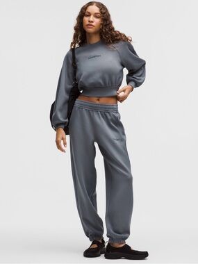 lululemon athletica Charcoal Gray Joggers Smooth Spacer